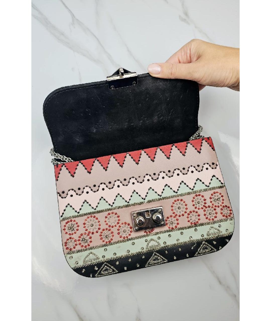 VALENTINO Мульти кожаная сумка через плечо, фото 9