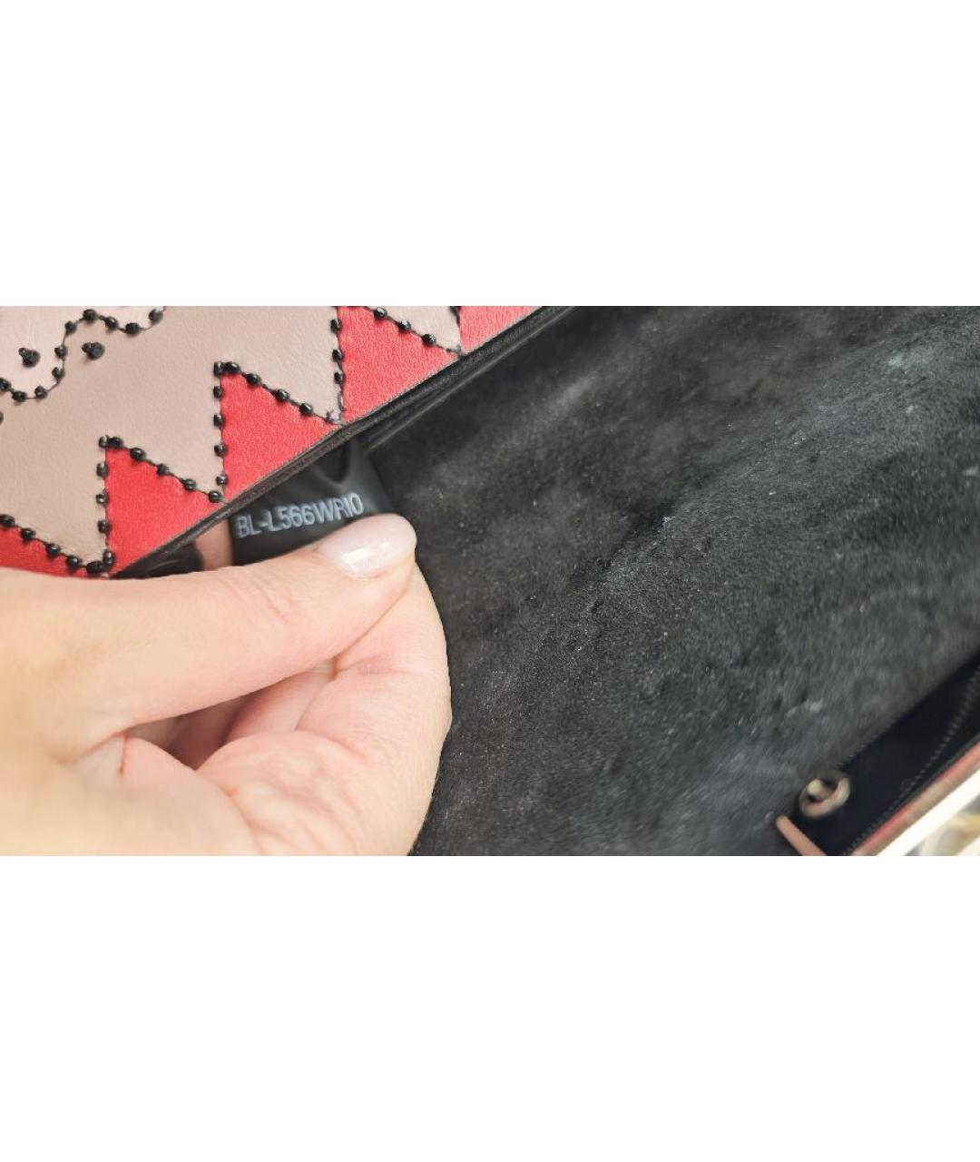 VALENTINO Мульти кожаная сумка через плечо, фото 5