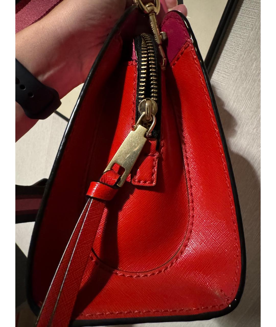 MARC JACOBS Фуксия кожаная сумка через плечо, фото 2