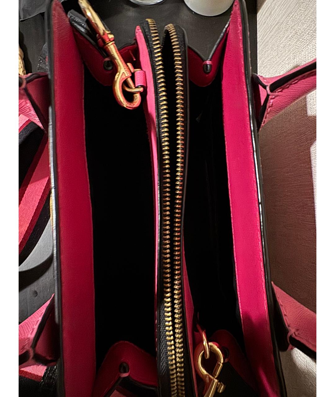 MARC JACOBS Фуксия кожаная сумка через плечо, фото 3