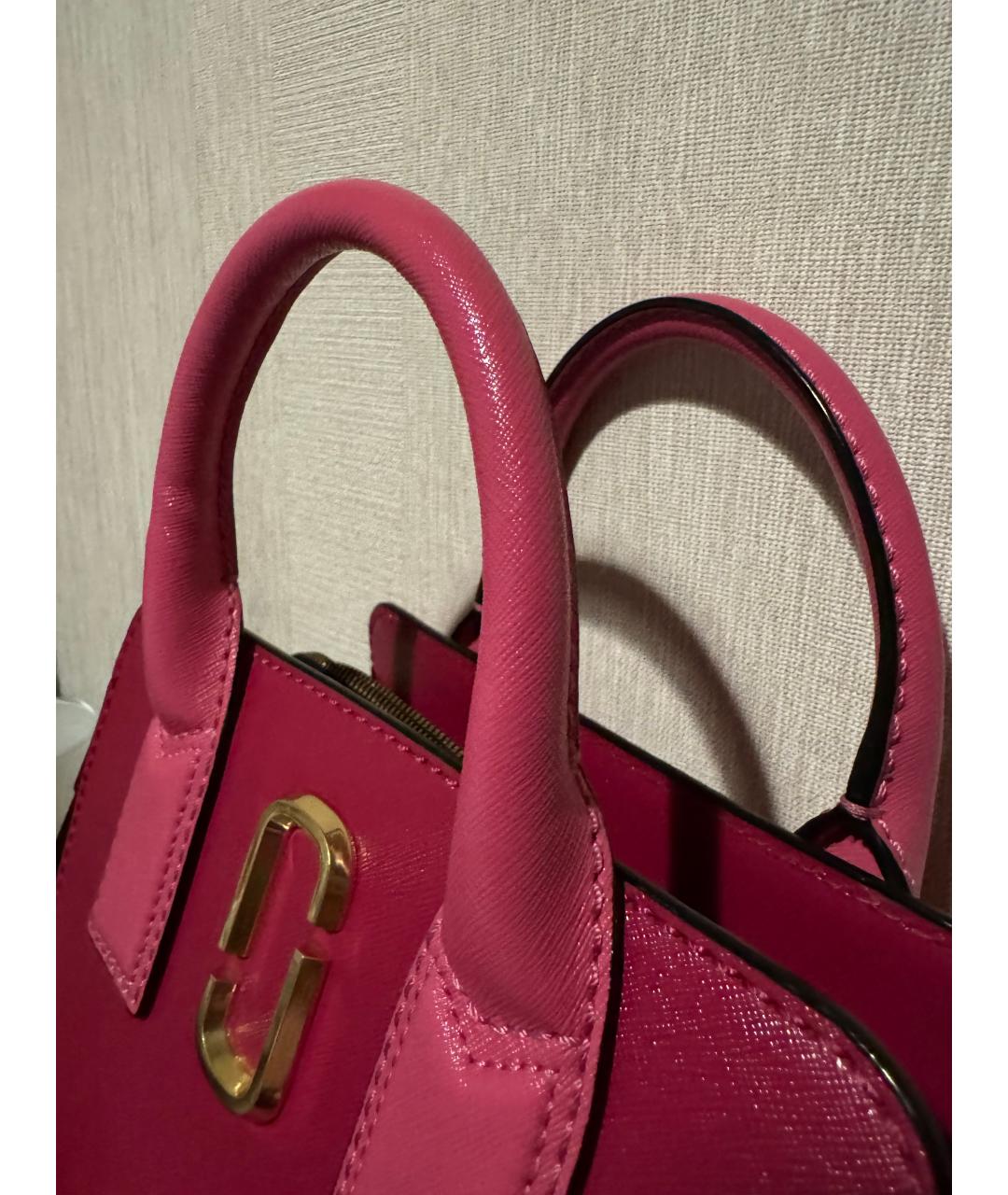 MARC JACOBS Фуксия кожаная сумка через плечо, фото 5