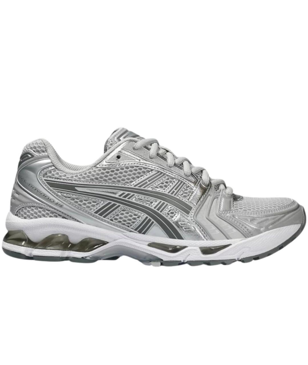 ASICS Серые текстильные низкие кроссовки / кеды, фото 5