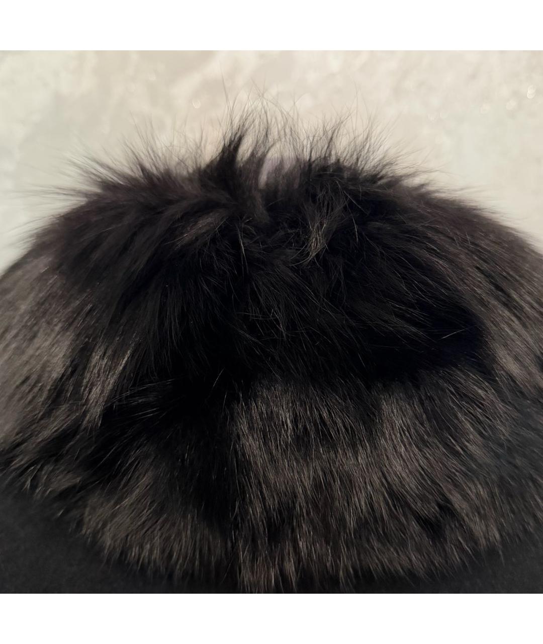 ESCADA Черное шерстяное пальто, фото 5