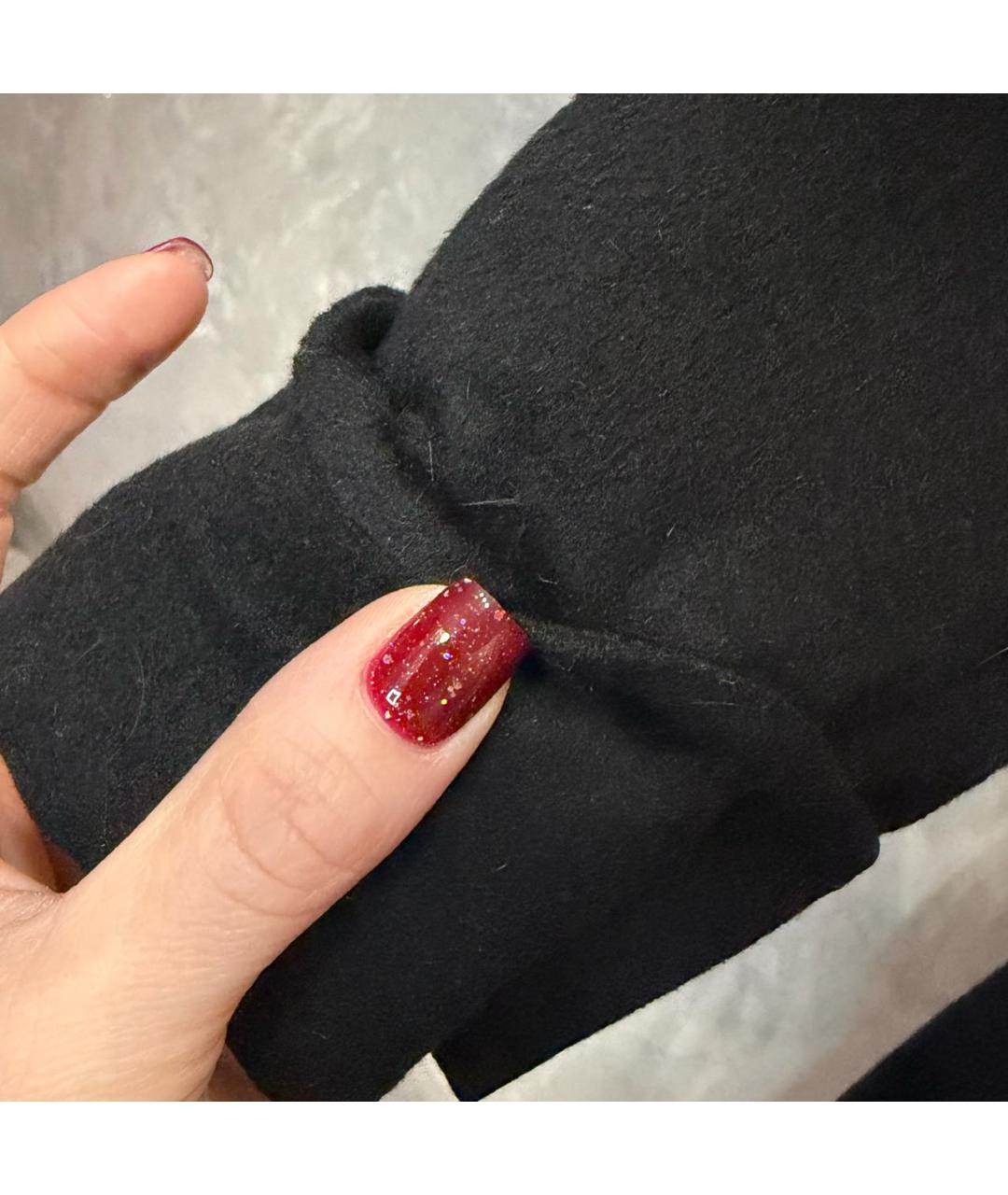 ESCADA Черное шерстяное пальто, фото 6