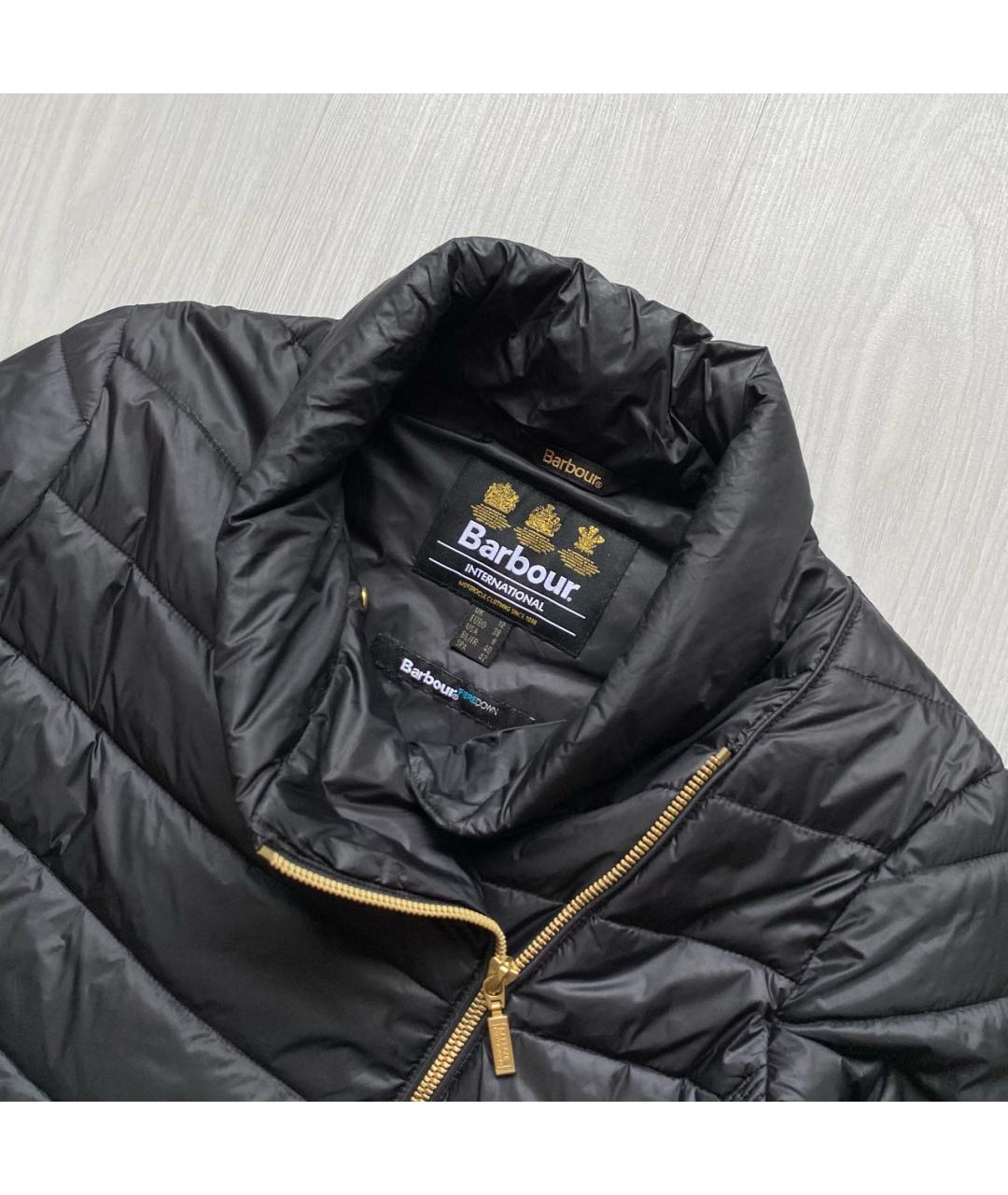 BARBOUR Черная полиамидовая куртка, фото 3