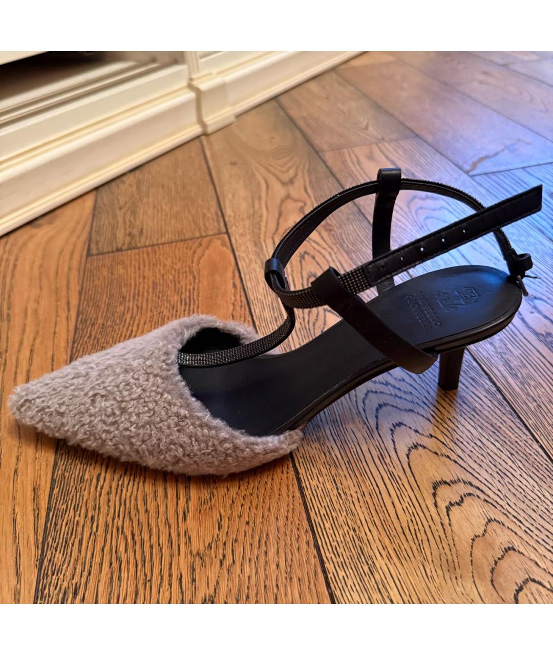 BRUNELLO CUCINELLI Бежевые туфли, фото 3