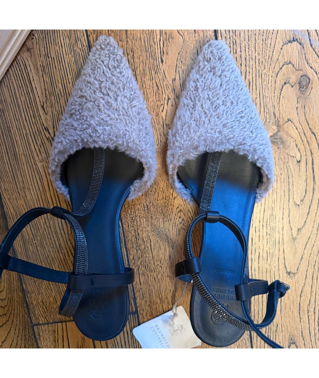 BRUNELLO CUCINELLI Бежевые туфли, фото 2