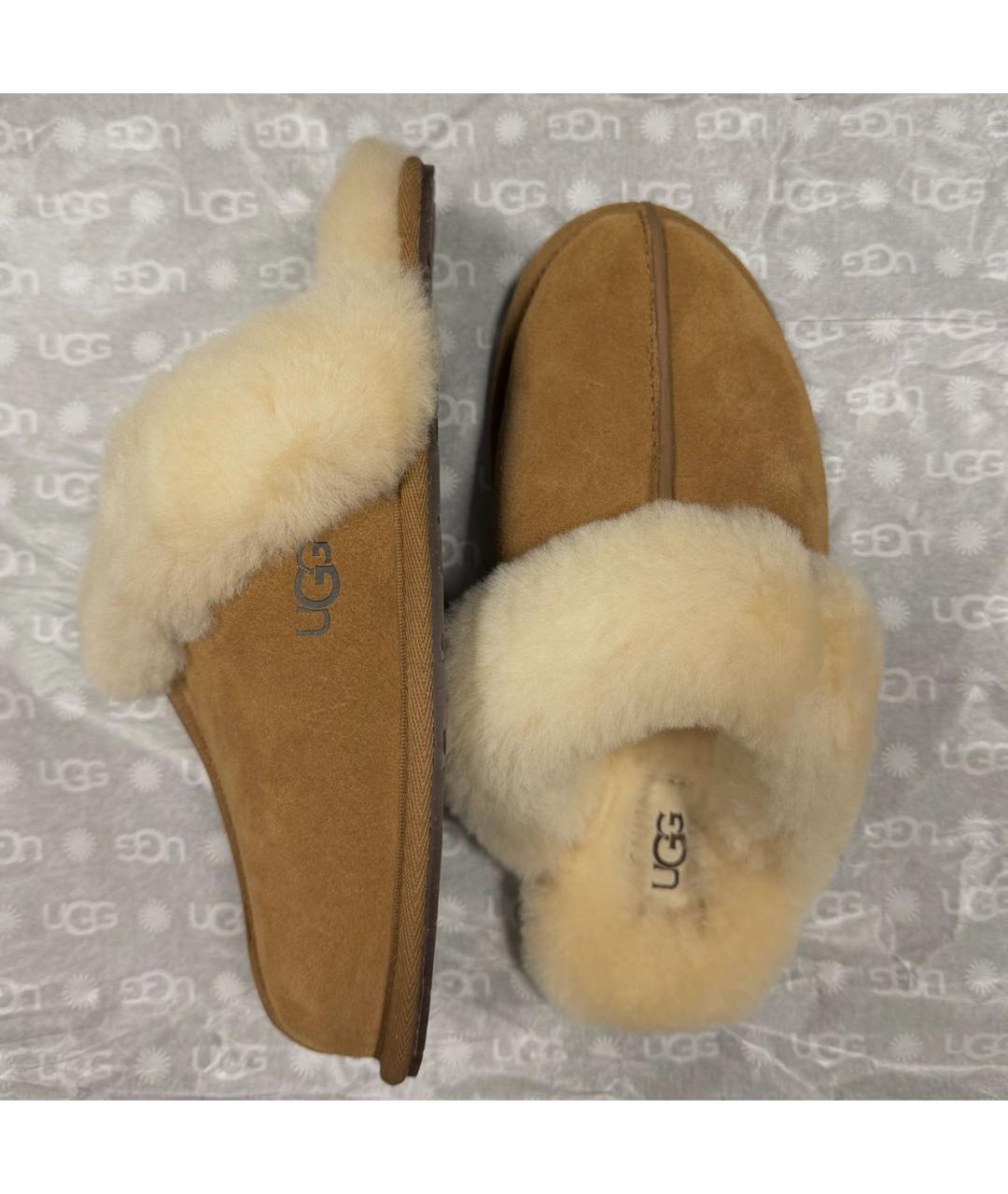 UGG AUSTRALIA Коричневые замшевые ботинки, фото 6