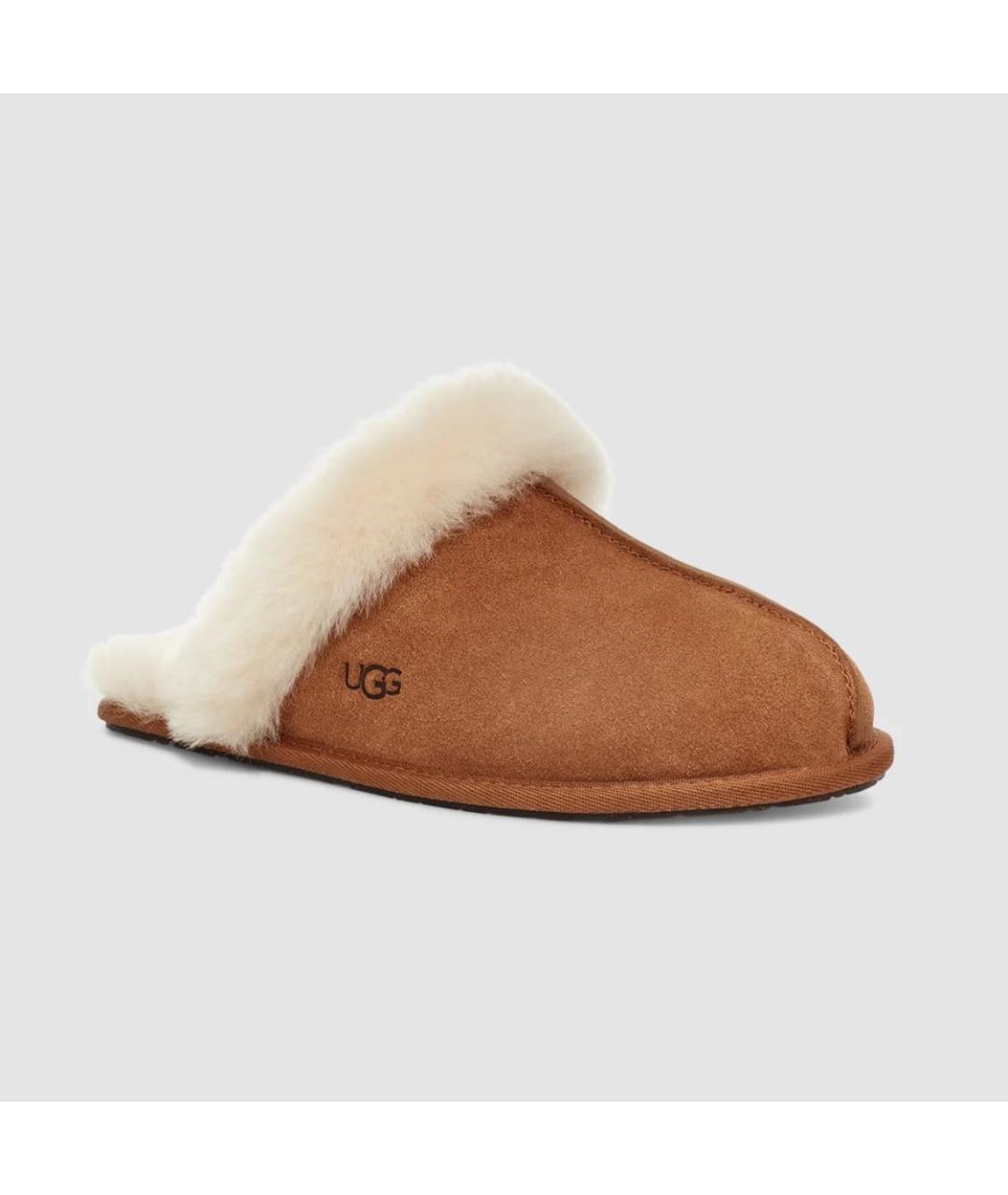 UGG AUSTRALIA Коричневые замшевые ботинки, фото 2