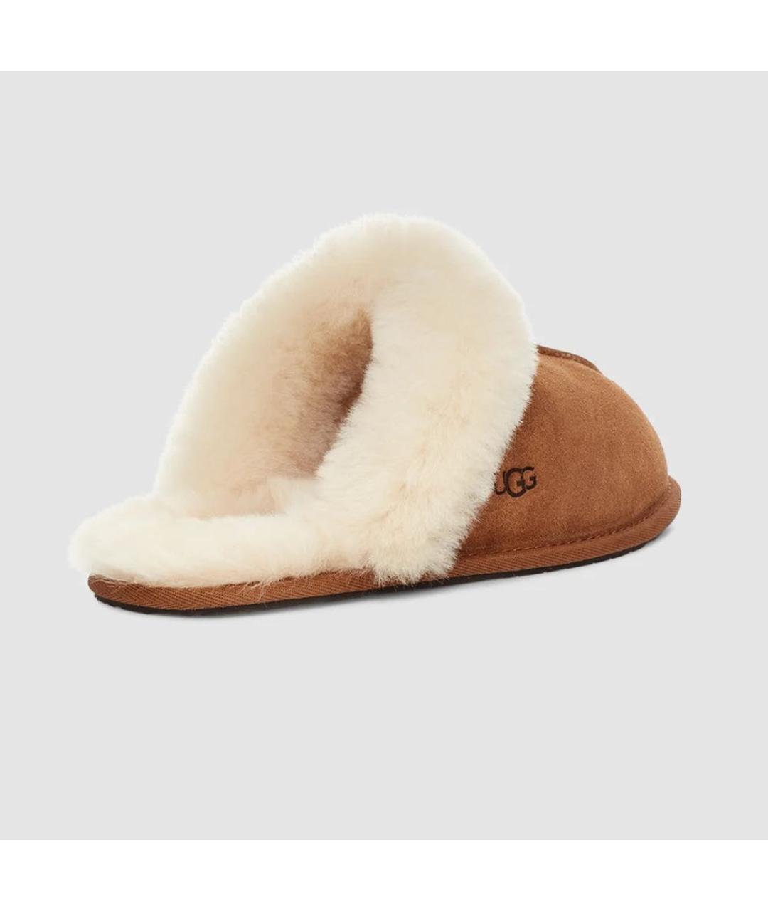 UGG AUSTRALIA Коричневые замшевые ботинки, фото 4