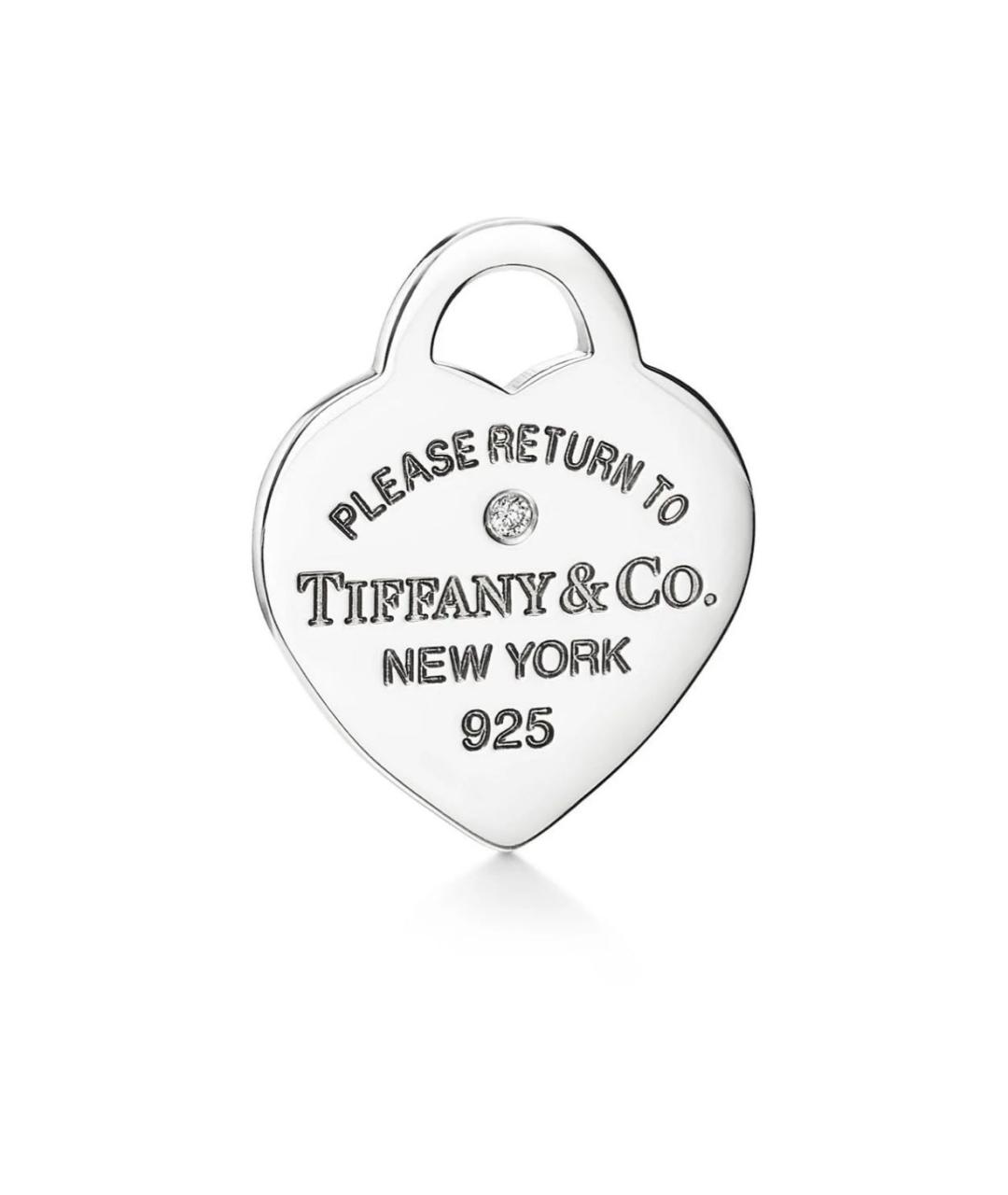 TIFFANY&CO Серебряная серебряная подвеска, фото 4