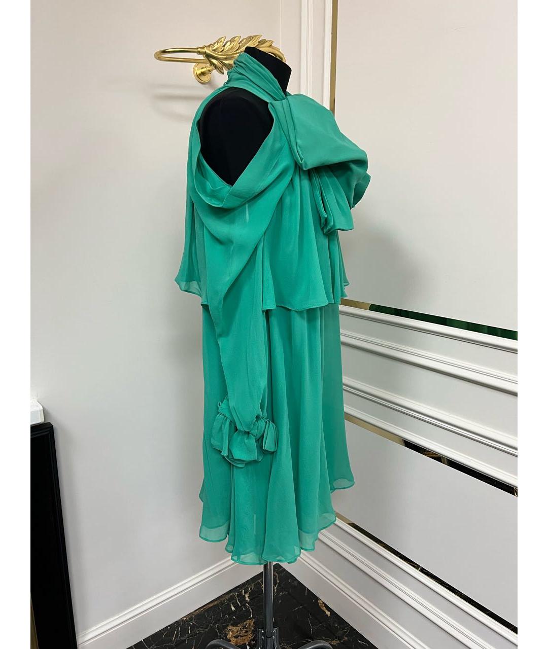 VIKTOR & ROLF Зеленые коктейльное платье, фото 3