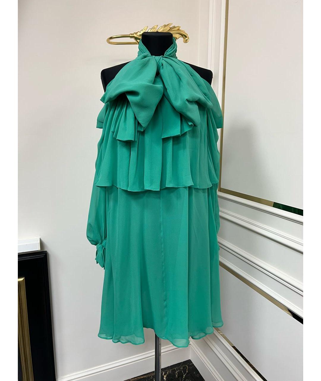 VIKTOR & ROLF Зеленые коктейльное платье, фото 9