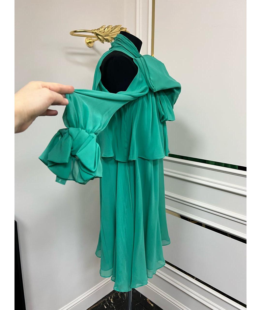 VIKTOR & ROLF Зеленые коктейльное платье, фото 4