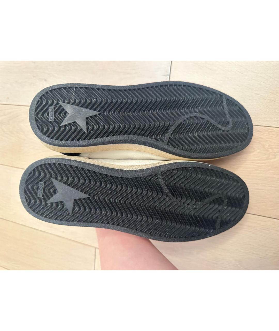 GOLDEN GOOSE DELUXE BRAND Белые кожаные кеды, фото 4