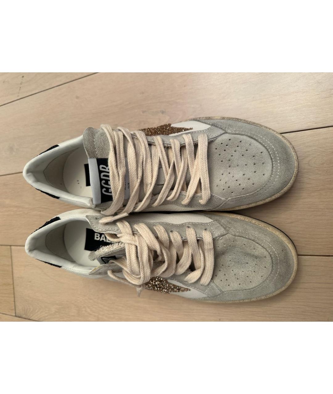 GOLDEN GOOSE DELUXE BRAND Белые кожаные кеды, фото 2