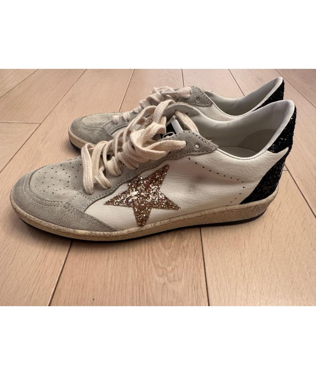 GOLDEN GOOSE DELUXE BRAND Белые кожаные кеды, фото 8