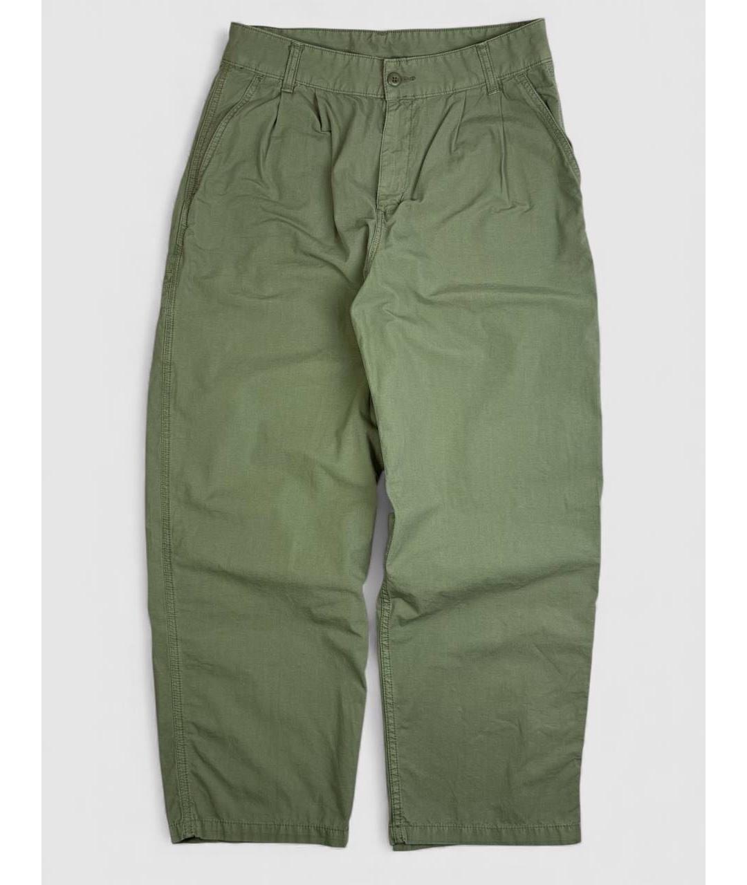 CARHARTT Хаки хлопковые повседневные брюки, фото 6