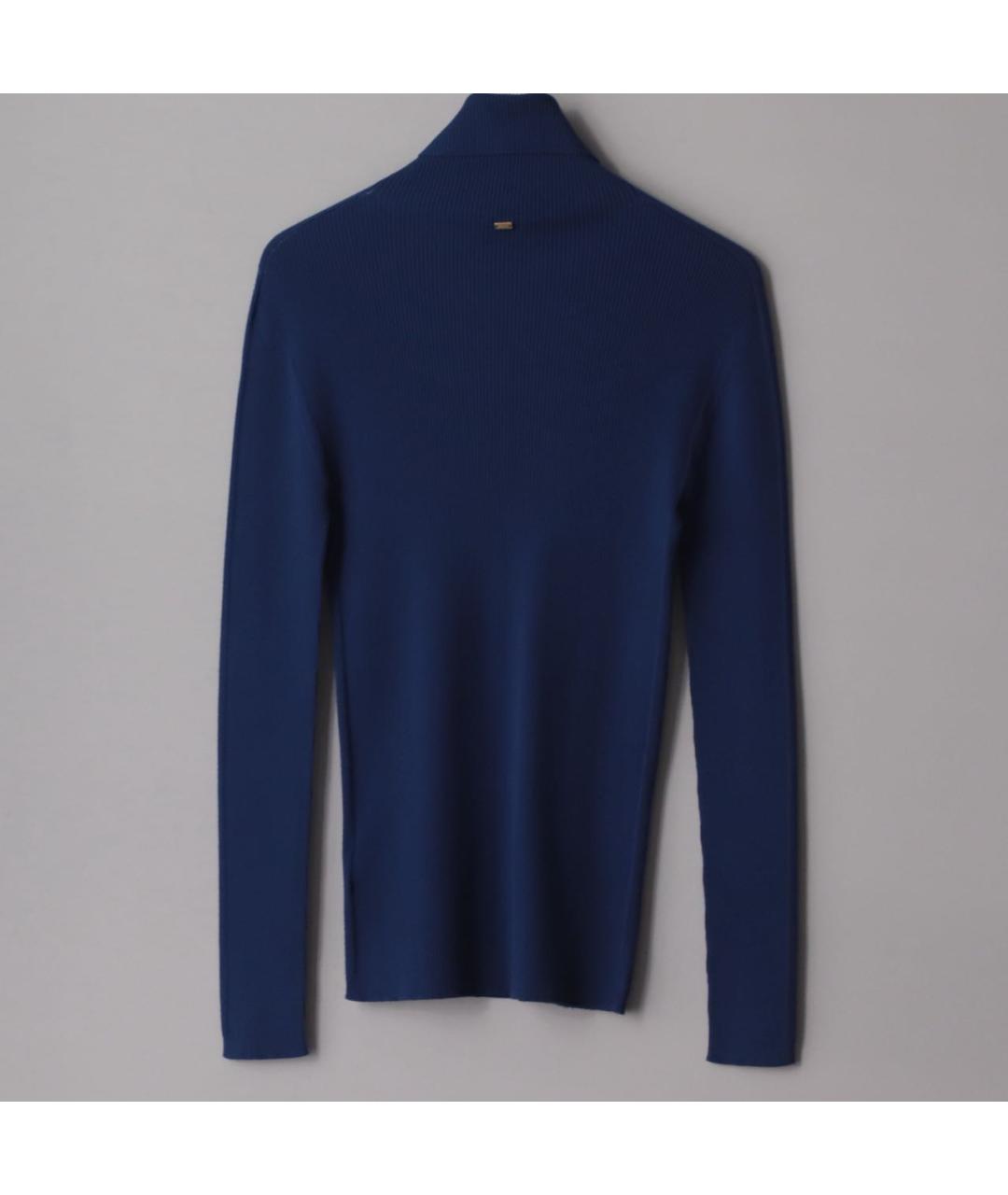 ESCADA Синяя вискозная водолазка, фото 2