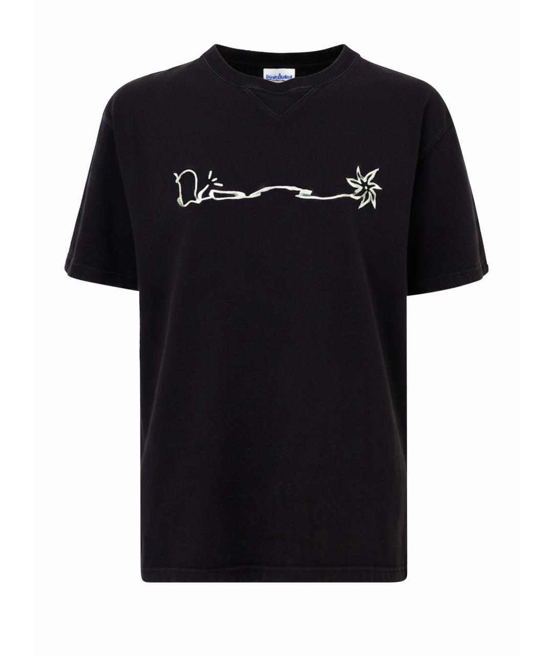 CHRISTIAN DIOR Черная хлопковая футболка, фото 1