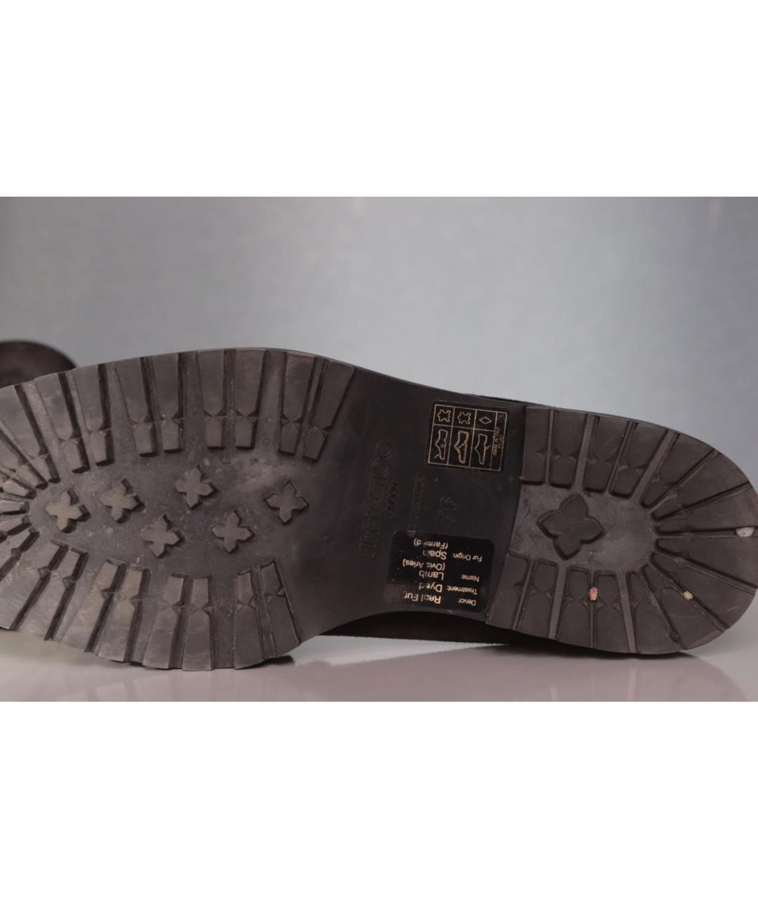 JIMMY CHOO Черные замшевые лоферы, фото 8