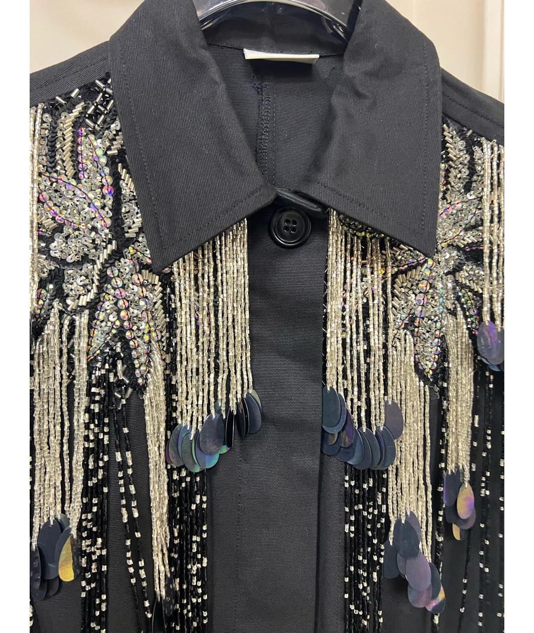 DRIES VAN NOTEN Черный хлопковый комбинезон, фото 4