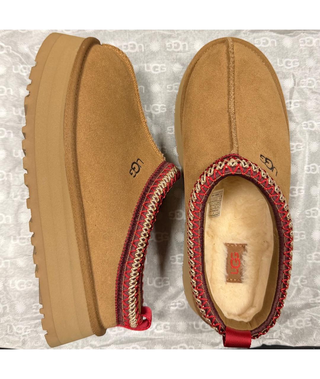 UGG AUSTRALIA Коричневые замшевые ботинки, фото 5