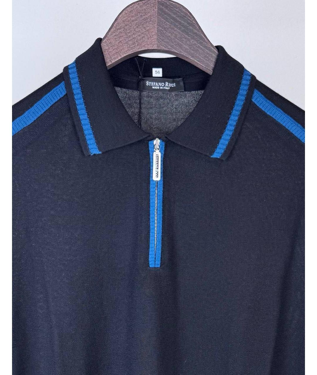 STEFANO RICCI Черный кашемировый джемпер / свитер, фото 2