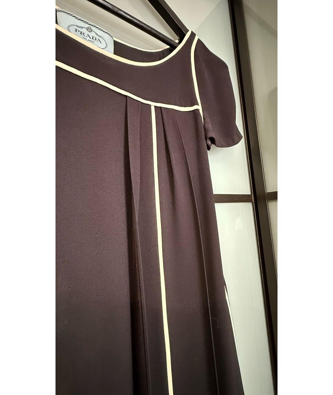 PRADA Черное коктейльное платье, фото 4