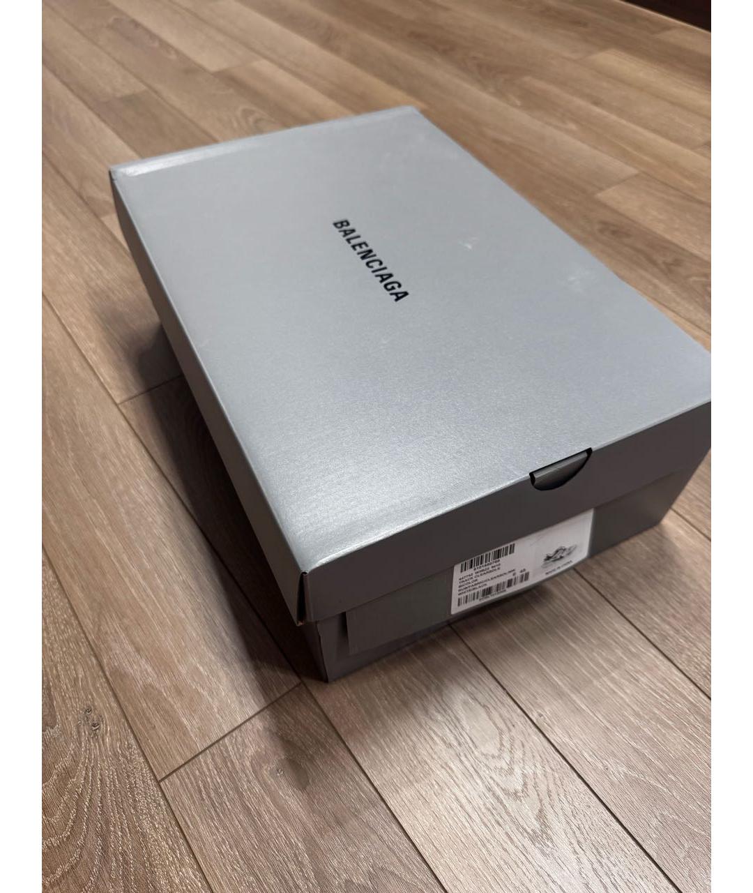 BALENCIAGA Белые низкие кроссовки / кеды, фото 6