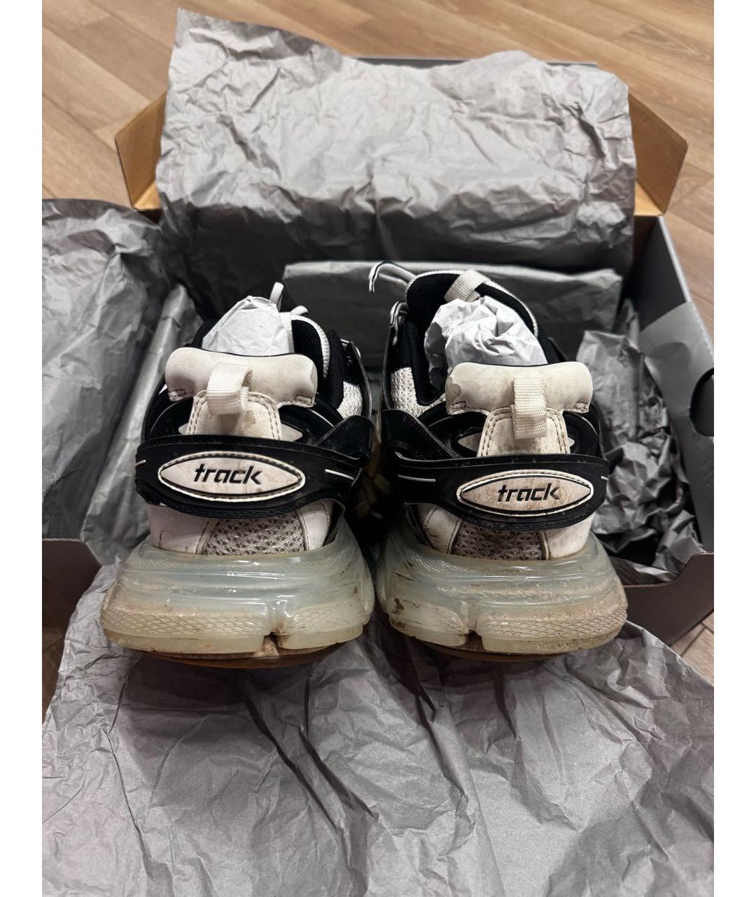 BALENCIAGA Белые низкие кроссовки / кеды, фото 3