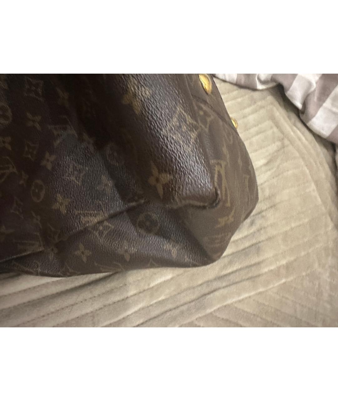 LOUIS VUITTON Коричневая сумка с короткими ручками, фото 4