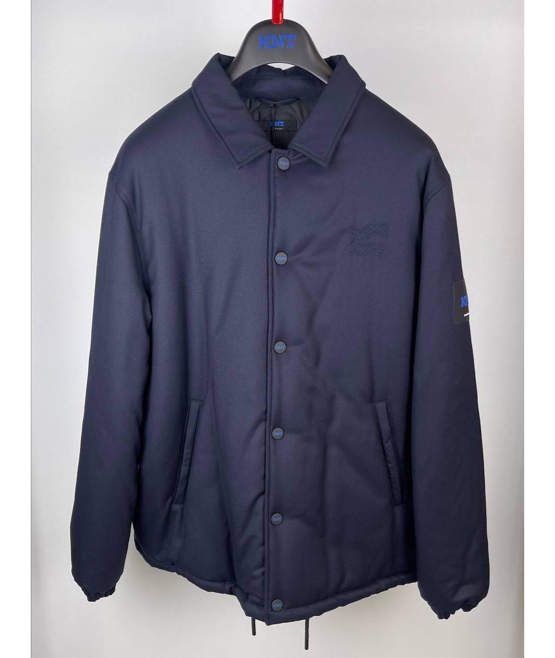KITON Темно-синяя куртка, фото 4
