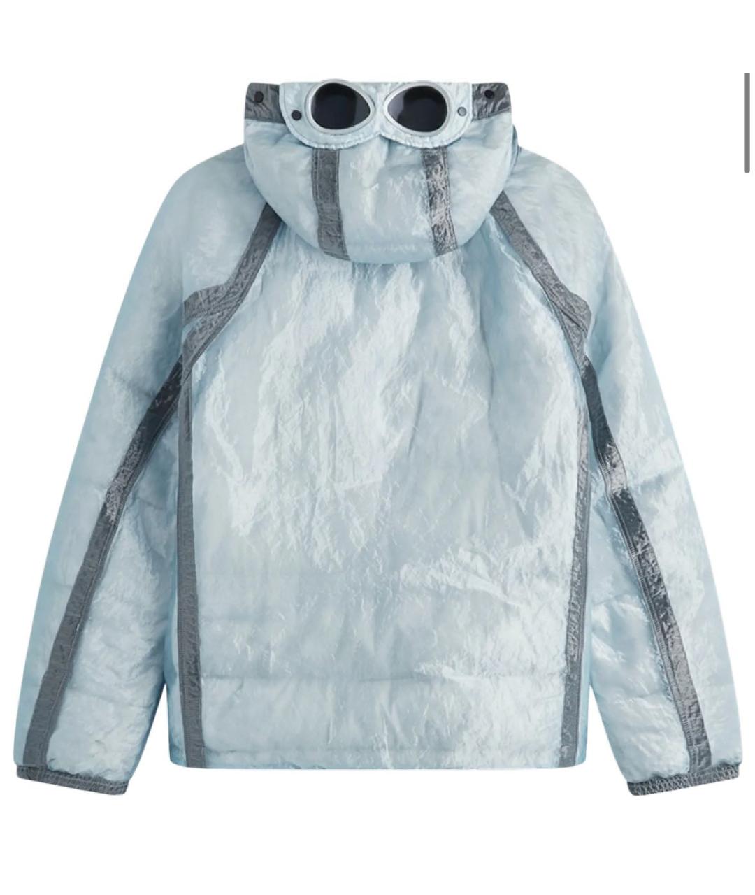 CP COMPANY Голубой полиамидовый пуховик, фото 2