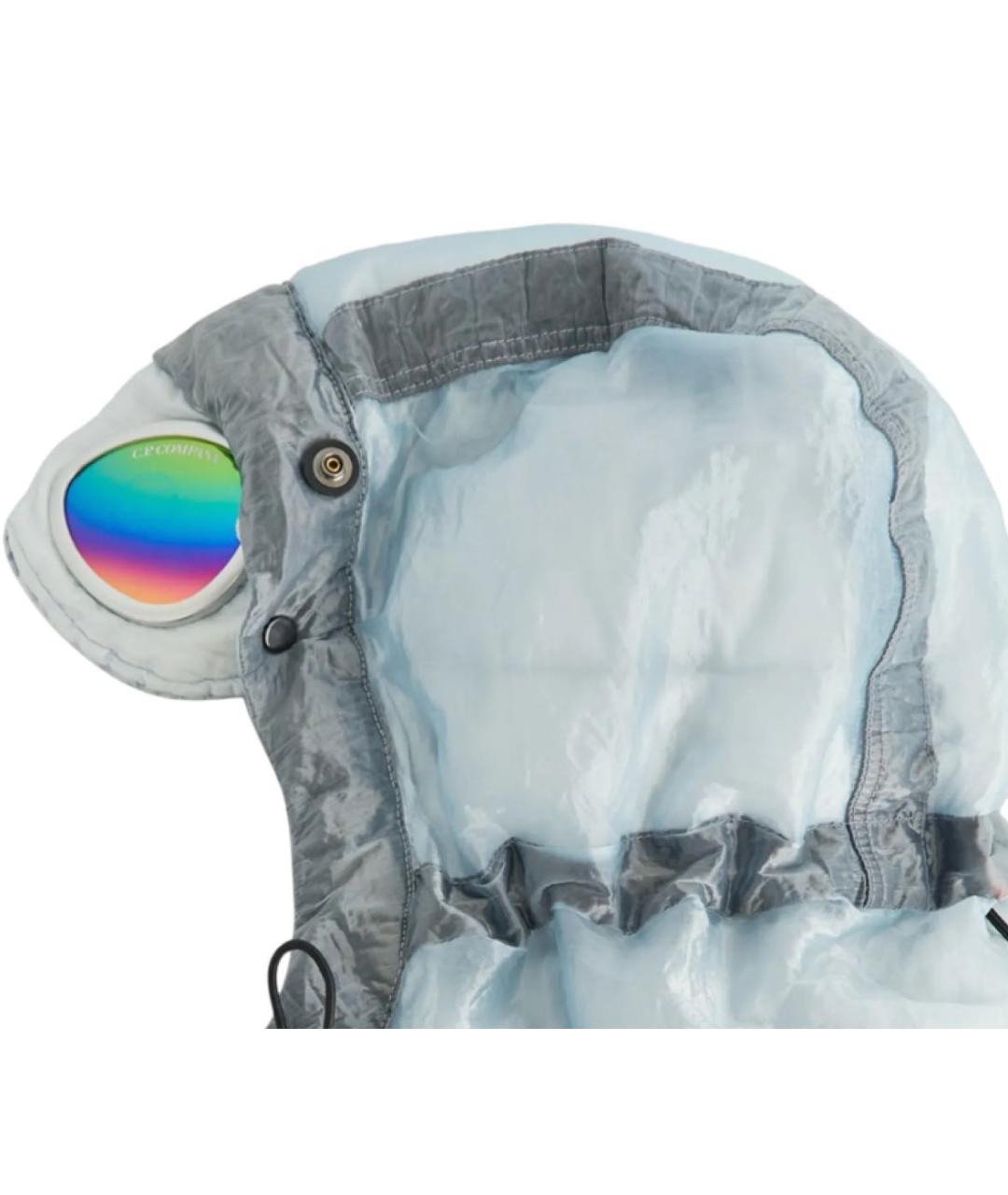 CP COMPANY Голубой полиамидовый пуховик, фото 6