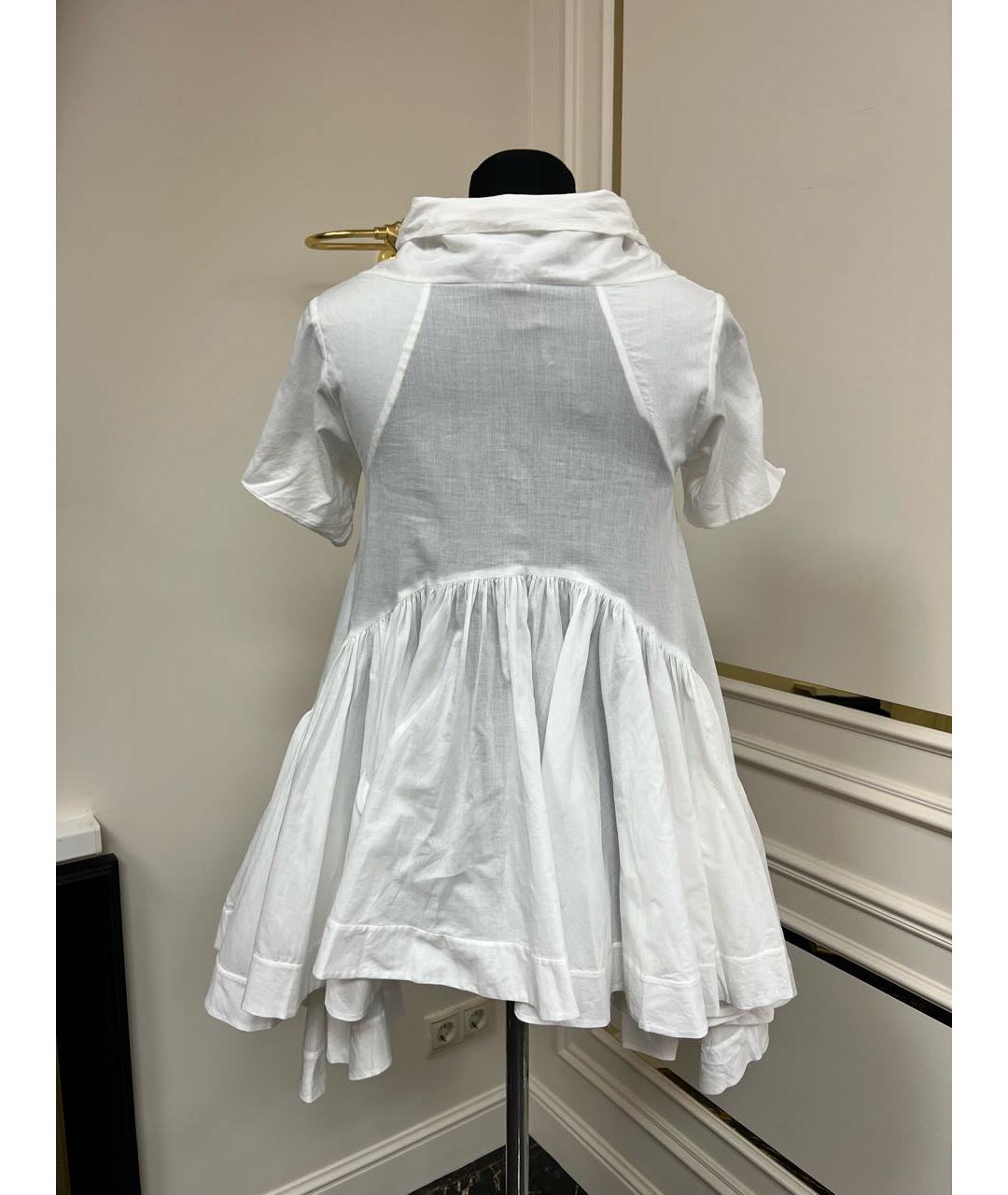 KENZO Белая хлопковая блузы, фото 3