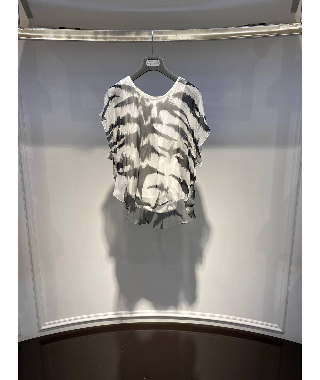 ROBERTO CAVALLI Мульти шелковая блузы, фото 5