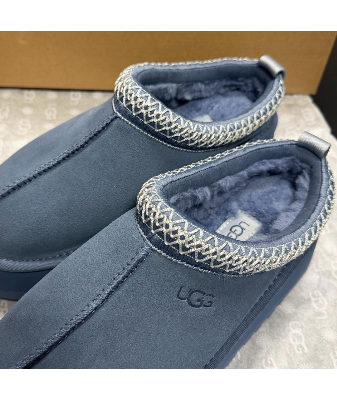 UGG AUSTRALIA Синие замшевые ботинки, фото 7