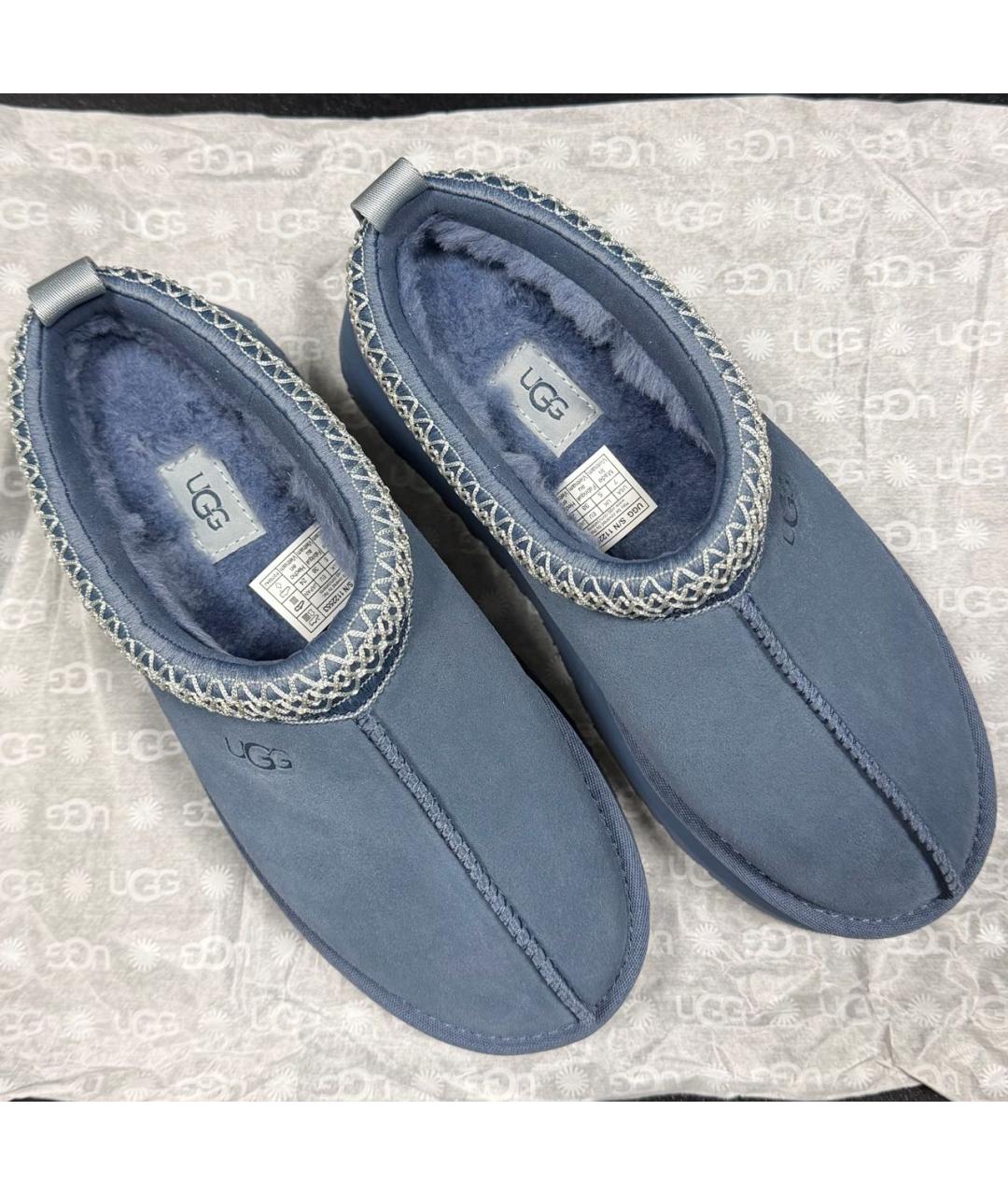 UGG AUSTRALIA Синие замшевые ботинки, фото 5