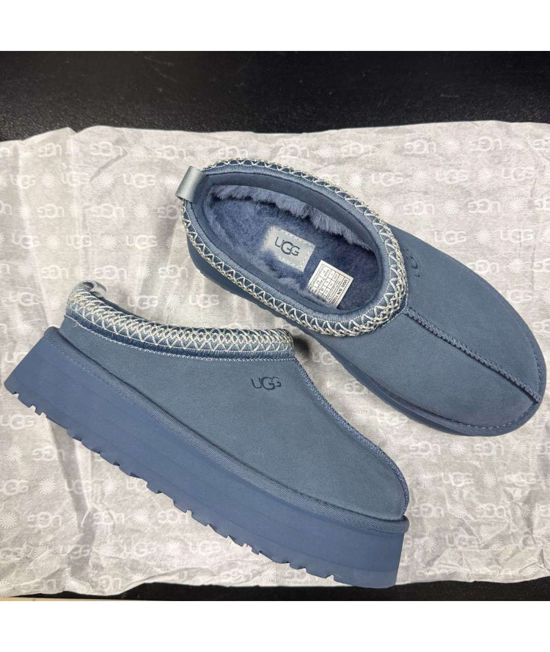 UGG AUSTRALIA Синие замшевые ботинки, фото 6