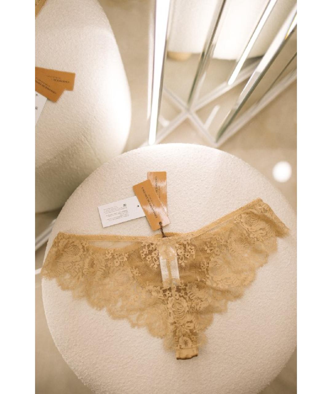 ERMANNO SCERVINO Бежевые трусы, фото 3