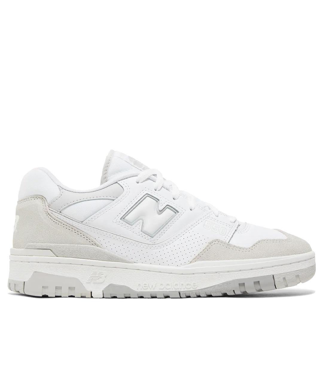 NEW BALANCE Белые кожаные кроссовки, фото 1