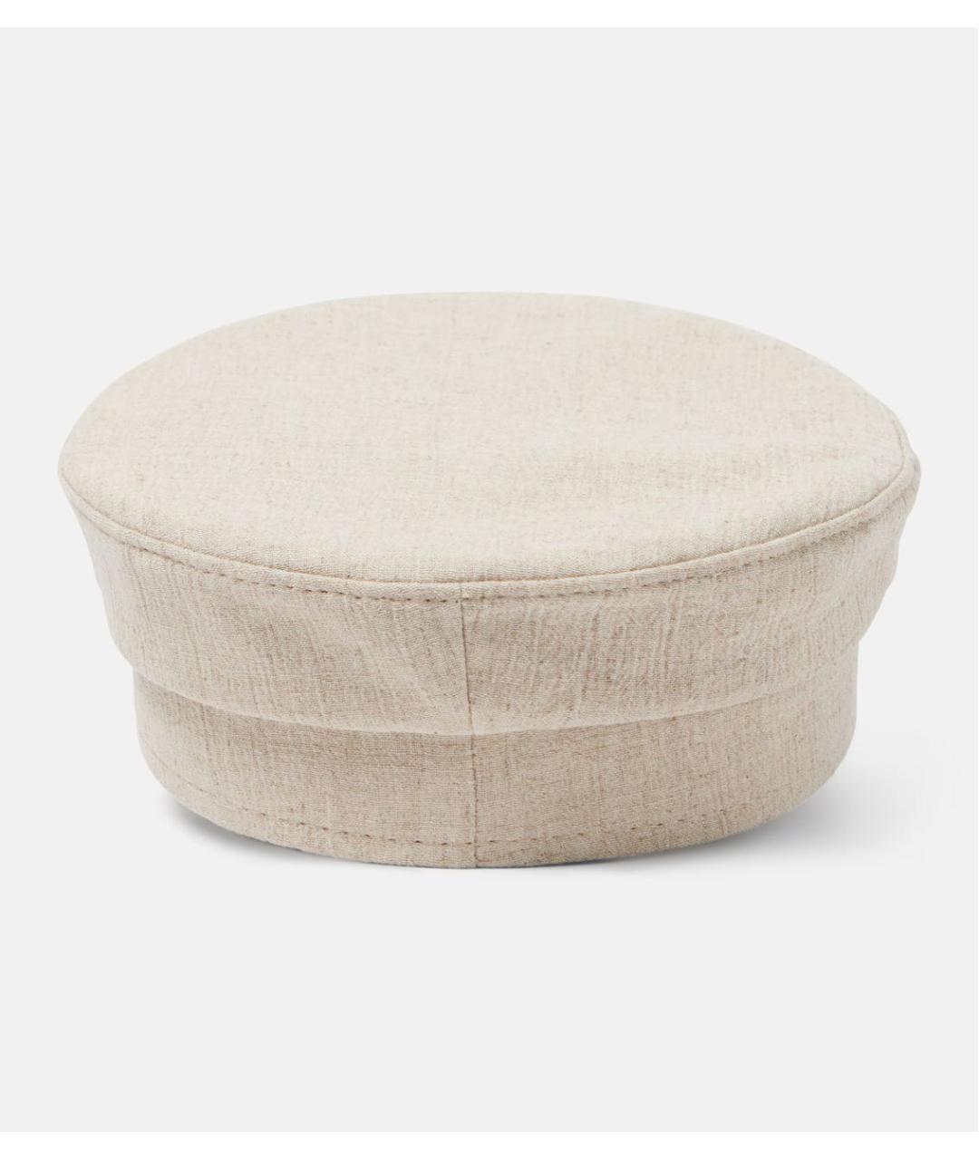 RUSLAN BAGINSKIY Бежевая льняная кепка, фото 3