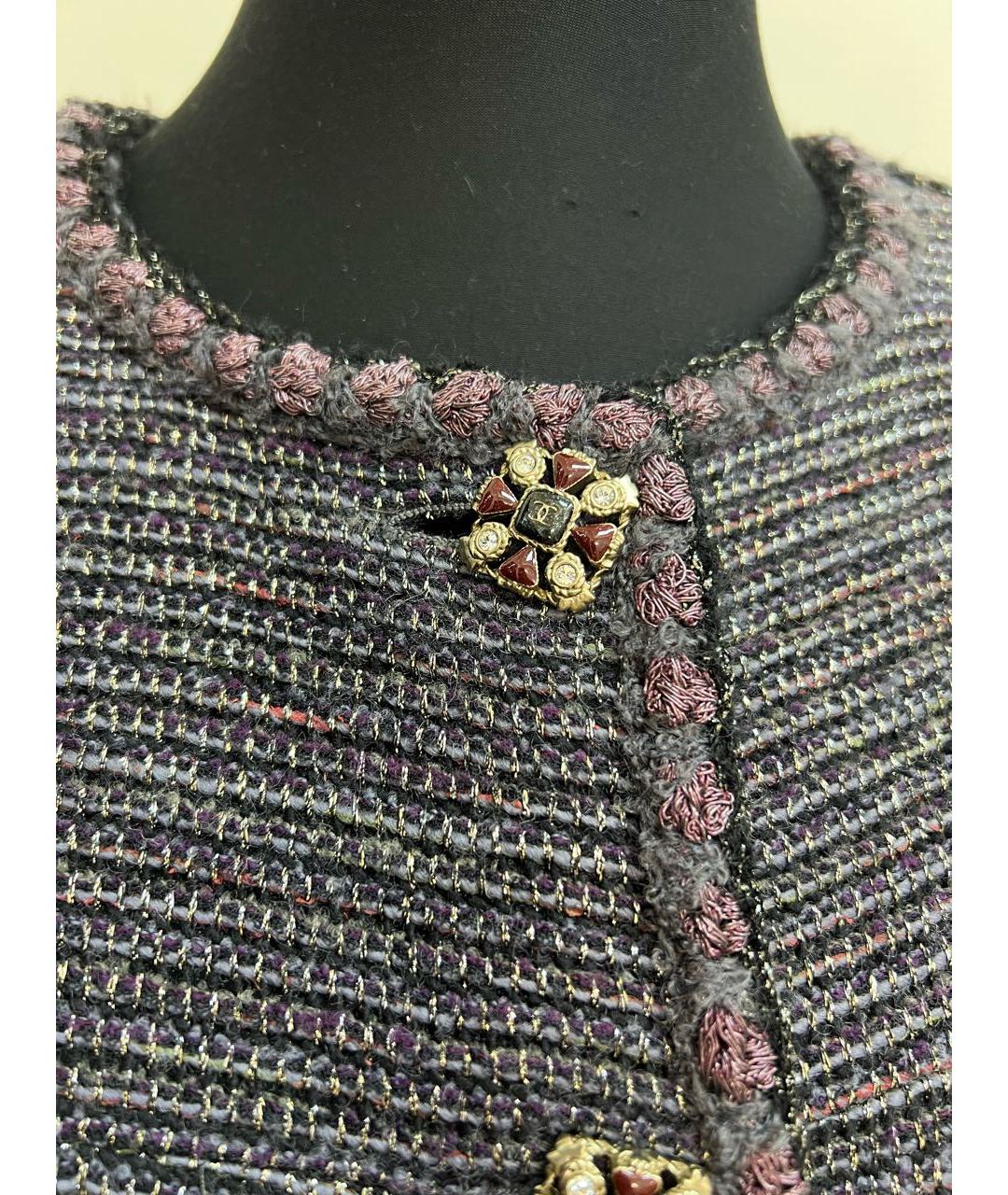 CHANEL Мульти твидовое пальто, фото 4