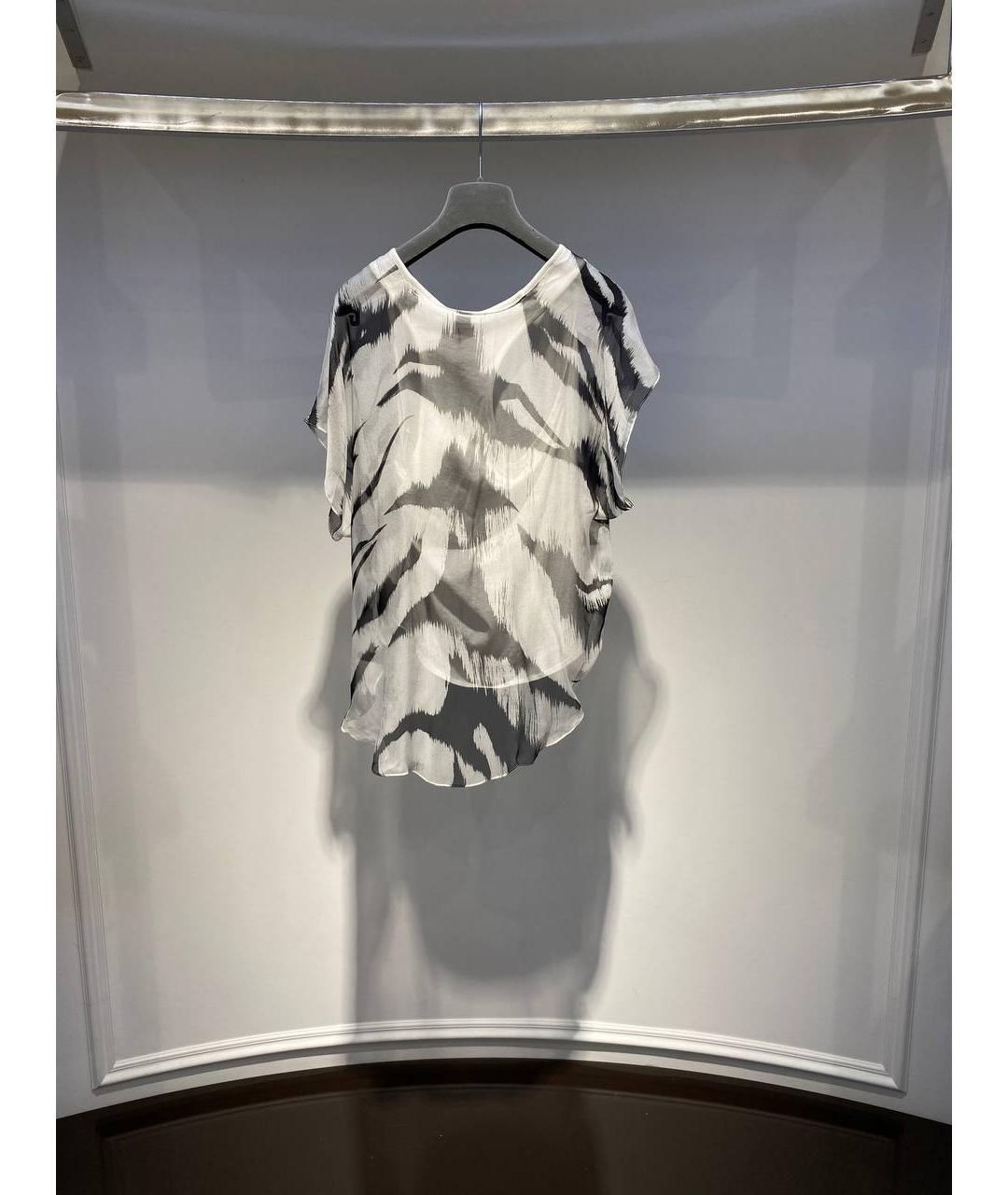 ALEXANDER MCQUEEN Мульти шифоновая блузы, фото 4