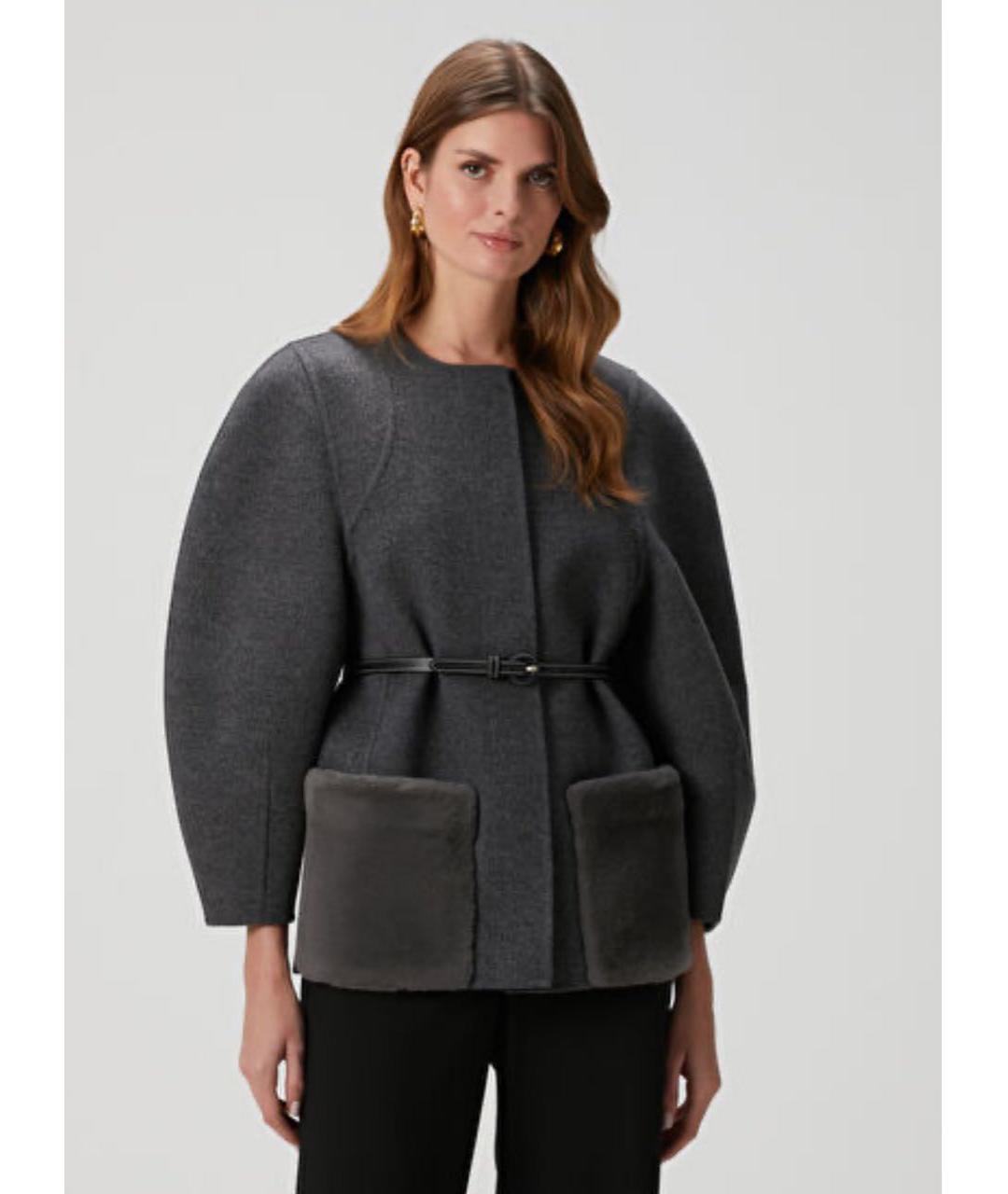 FENDI Серая шерстяная куртка, фото 5