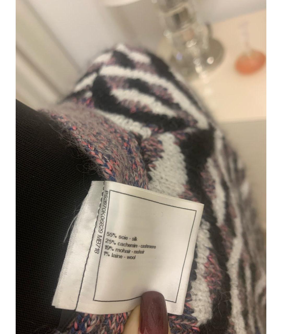 CHANEL Мульти шелковое платье, фото 5