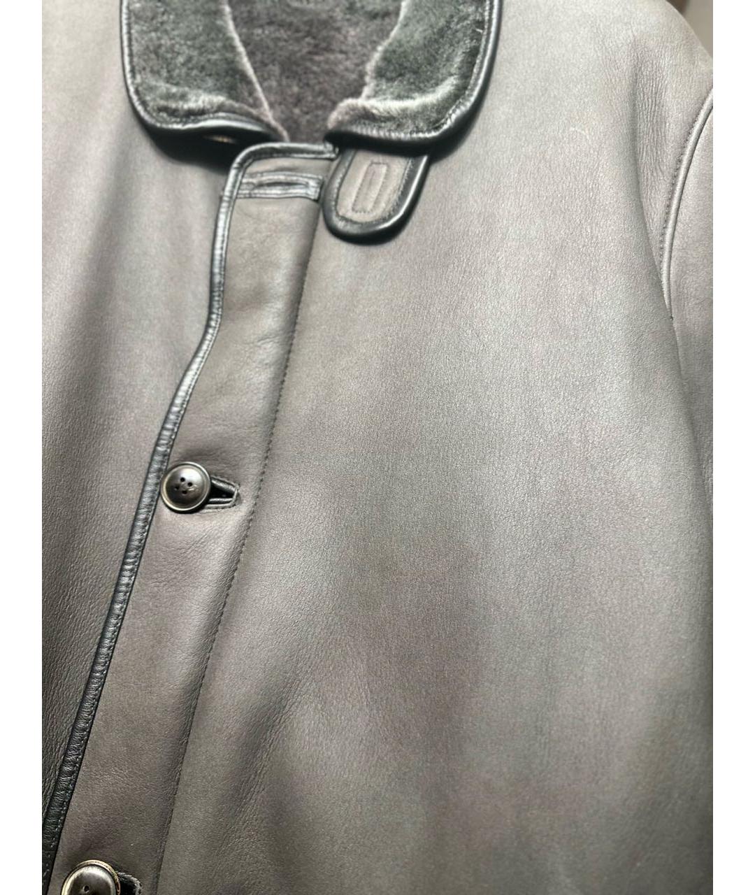 ARMANI COLLEZIONI Антрацитовая дубленка/шуба, фото 5