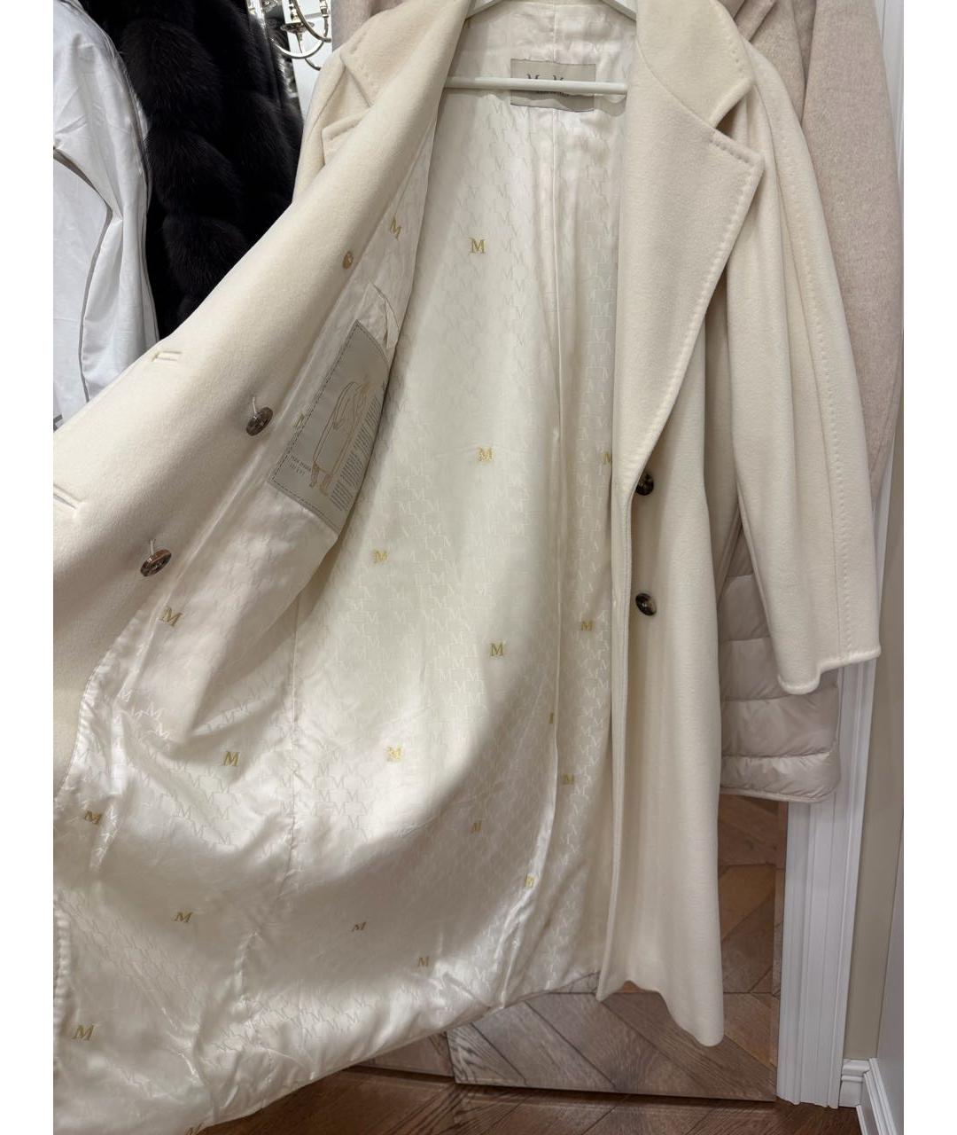 MAX MARA Белая шерстяная парка, фото 5