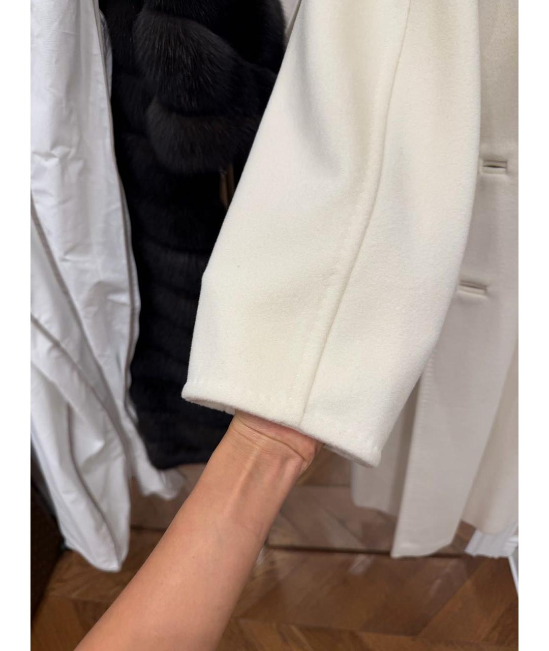 MAX MARA Белая шерстяная парка, фото 7
